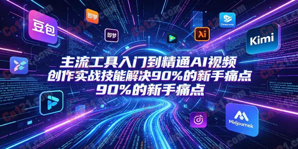 主流工具入门到精通AI视频创作实战技能解决90%的新手痛点💡