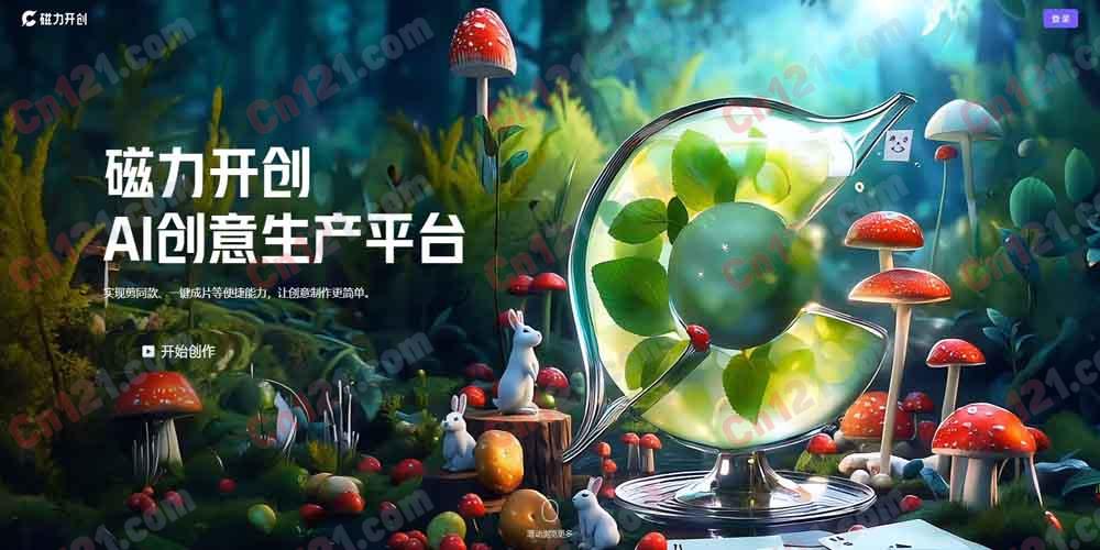 🌟 磁力开创|快手旗下 AIGC 一站式短视频创意生产平台|DeepSeek 写手 + 可灵 AI 视频生成 免费体验/按量计费