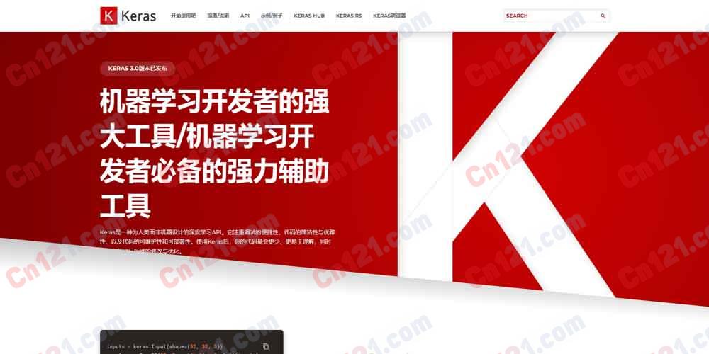 Keras|为人类设计的深度学习 API|多后端(JAX/TensorFlow/PyTorch)+3.0 多框架+Functional API+KerasHub+KerasTuner 完全开源免费(Apache 2.0)